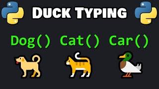 Learn Python DUCK TYPING in 4 minutes! 