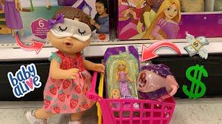 BABY ALIVE Blindfold Shopping challenge 