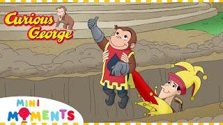 George Builds a Moat!  | Curious George | Mini Moments