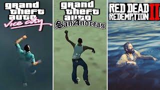 Drowning Evolution in Rockstar Games 1997-2023