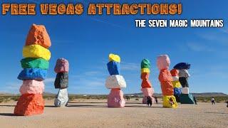 Top Free Attraction in Las Vegas! - Seven Magic Mountains!