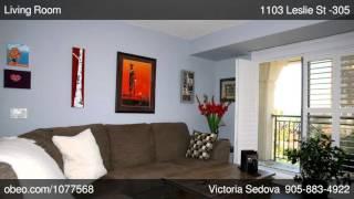 1103 Leslie St -305 North York ON M3C4G8 - Victoria Sedova - REMAX Hallmark Realty Ltd Brokerage