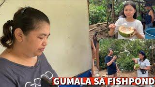 BIGLAANG GALA SA FISHPOND NILA TITA NELS | NAG LUNCH SA FISHPOND