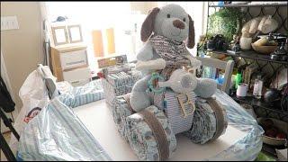 DIY 4 Wheeler Diaper Cake Detailed How To With Trailer