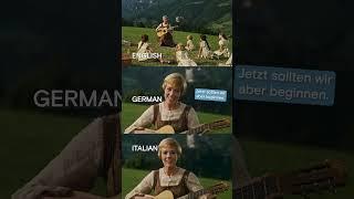 This song still feels familiar in every language  #soundofmusic #doremi #julieandrews #shorts