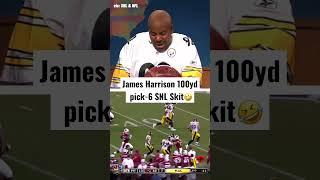 James Harrison’s funny SNL Skit after the Superbowl #shorts (@SaturdayNightLive / @NFL)