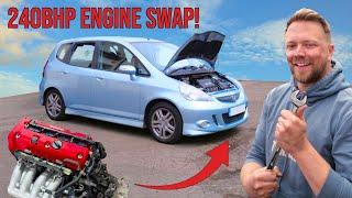 INSTALLING A £5K TYPE-R ENGINE INTO MY HONDA JAZZ! - Ep.1