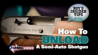 Unloading A Semi-Auto Shotgun