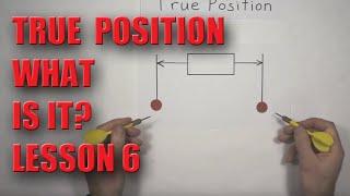 GD&T True Position Lesson 6 - NO MATH