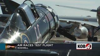 Pilots test course for National Championship Air Races in Roswell