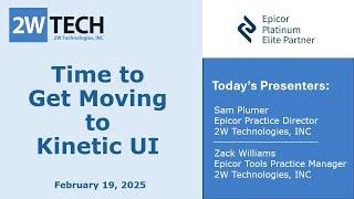 Epicor Kinetic User Interface: Time to Get Moving