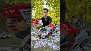 Money Gun And Top Model Rc Car Unboxing