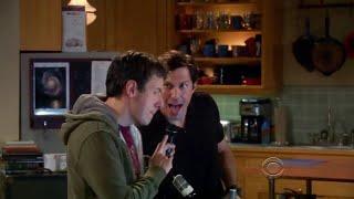 Zach and Barry Kripke sing Don't Go Breaking My Heart - The Big Bang Theory