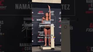 Tracy Cortez cuts her hair short to make weight! #UFC #UFCIndia #UFCDenver