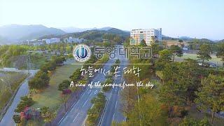 A view of the campus from the sky —— DongYang University