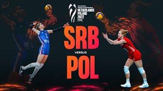  SRB vs.  POL - Highlights  Quarter Finals| Women's World Championship 2022