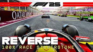 F1 25 Gameplay:  Reverse British GP 100% Race as Ferrari's Lewis Hamilton (110 AI)