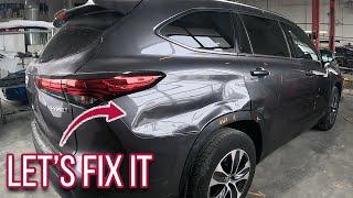 How I Tackle Big Quarter Panel Dent Repairs!