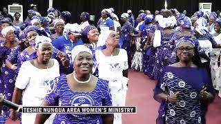 ''Experience the vibrant spirit of the Teshie Nungua Area Women's Ministry, sang songs of #praises#