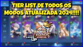 A MELHOR TIER LIST DE MOBILE LEGENDS ADVENTURE ATUALIZADA 2024