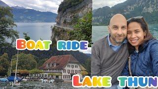 BOAT RIDE TO ST. BEATUS CAVE ||pinaymominswitzerland #switzerland #youtube