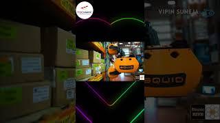 Kho tự động sử dụng robot vận chuyển hàng #techmac #tudonghoa #congnghe #trending