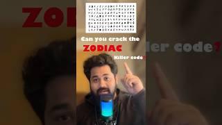 Can you crack the Zodiac Killer code? #zodiac #truecrimestories #mystery #trucrime #crimes #shorts