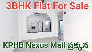 3BHK Flat for sale in KPHB Nexus Mall Beside || East Facing || Direct Owner