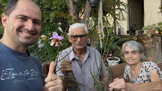 VISITANDO AMIGOS E LEVANDO UMA VANDA TERES DE PRESENTE