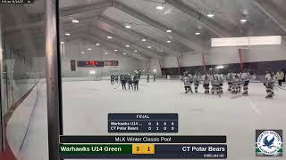 Warhawks U14 Green @ CT Polar Bears (2025.01.18)