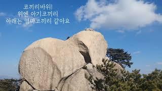 수락산 등산코스 초보는 살짝힘들수도? (기차바위 로프끊겼데요)