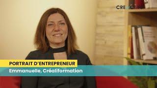 Portrait d'entrepreneur CréActifs - Emmanuelle, CréaliFormation