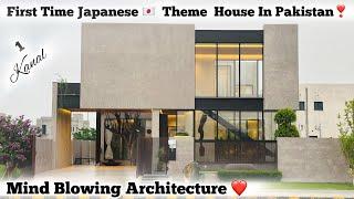 1 Kanal Architecture Japanese Theme Fully Furnished & Basement House In DHA Lahore.