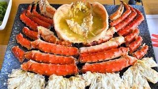 MONSTER King Crab & Hairy Crab BREAKFAST in Sapporo Japan! 100 Foods to Eat Before You Die #43