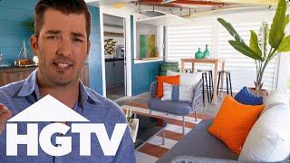 The Property Brothers Create STUNNING Indoor/Outdoor Lounges | Brother vs. Brother