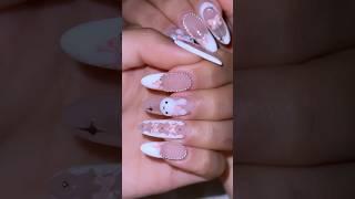 coquette miffy nails#miffy #nails #diynails #asmr #coquette #nailtutorial