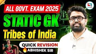 STATIC GK |  TRIBES OF INDIA | QUICK REVISION | ABHISHEK SUMAN SIR