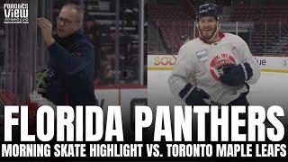 Behind The Scenes of Florida Morning Skate in Florida Panthers vs. Toronto Maple Leafs Series