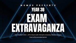 Year 3B Exam Extravaganza