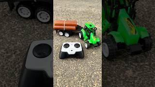 Rc control tractor for testing is unboxing