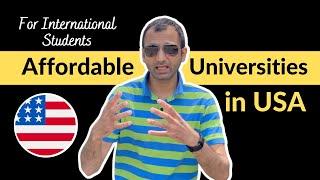 Most Affordable Universities in USA for International Students | Budget Friendly Universities #USA