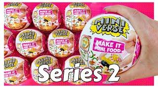 MINIVERSE MAKE IT MINI FOOD DINNER SERIES 2 | BETTER THAN MINI BRANDS?? by MGA