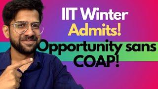 What are Winter admissions in IIT? opportunity to do MS/M-Tech/PhD in IIT with less competition.