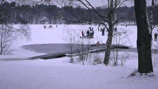 stockholm today skiing skating swimming winter cold