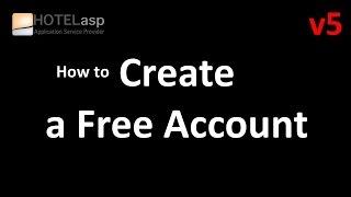 How to register a HotelASP account
