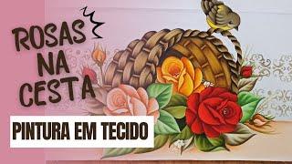 Cesto com rosas