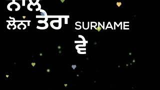 Jaan | karaj Randhawa | WhatsApp status video | black background video | new Punjabi lyrics song