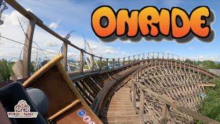 Wodan (Onride POV) Europa Park Rust – EuropaPark WODAN Holzachterbahn – 1. Reihe Roller Coaster GCI