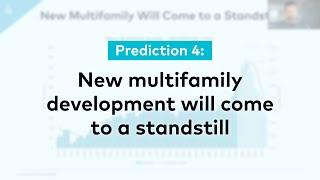 2024 Multifamily Prediction #4: New multifamily development will come to a standstill.