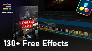 FREE DaVinci Resolve Starter Pack 2.0  | 130+ Stunning Effects & How to Use Them!